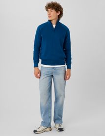 Pull col montant zipp&eacute;