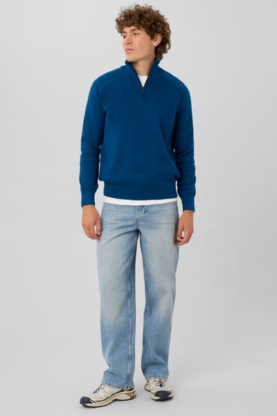 Pull col montant zipp&eacute;