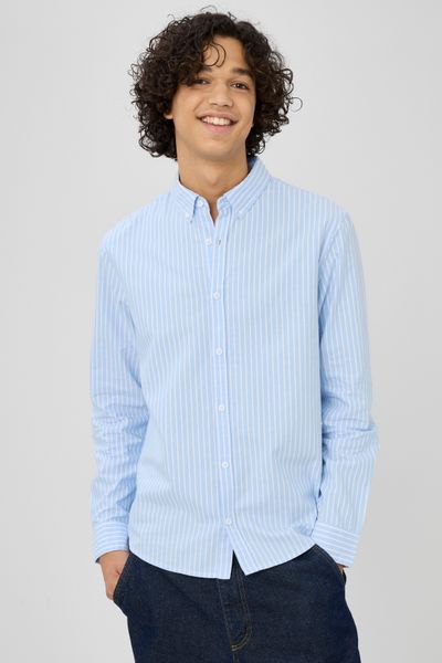 Chemise oxford ray&eacute;e