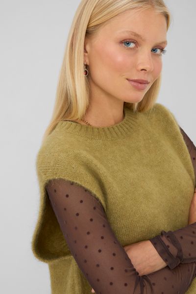 Pull sans manche premium