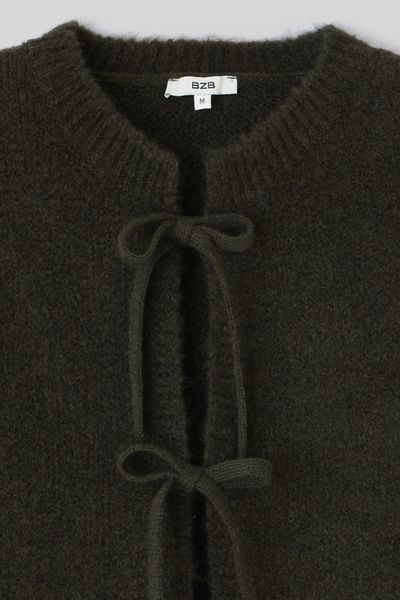 Gilet sans manche &agrave; n&oelig;uds