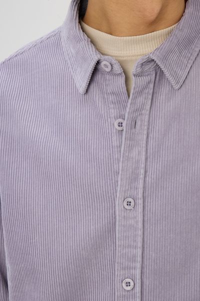 Chemise droite en velours