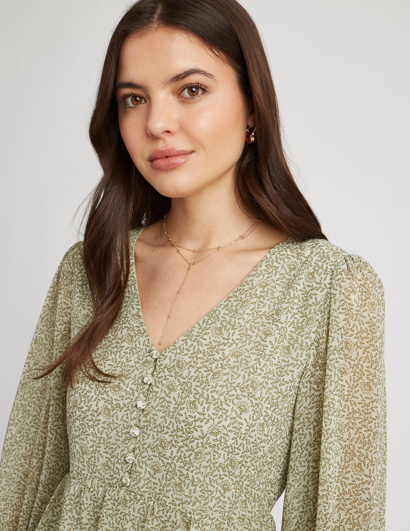 Robe courte imprimée