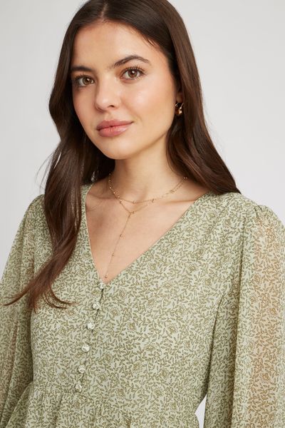 Robe courte imprimée