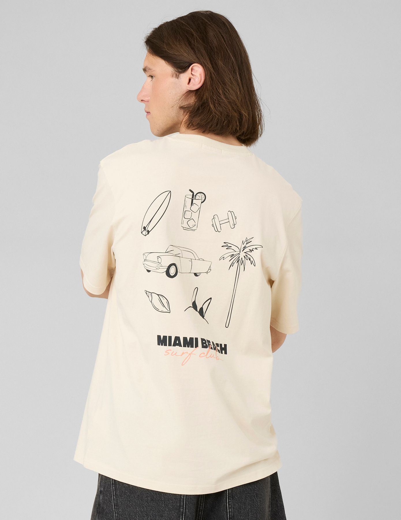 T-shirt imprim&eacute; devant/dos