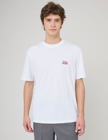 T-shirt broderie poitrine