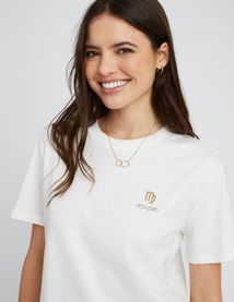 T-shirt imprimé signe astro vierge