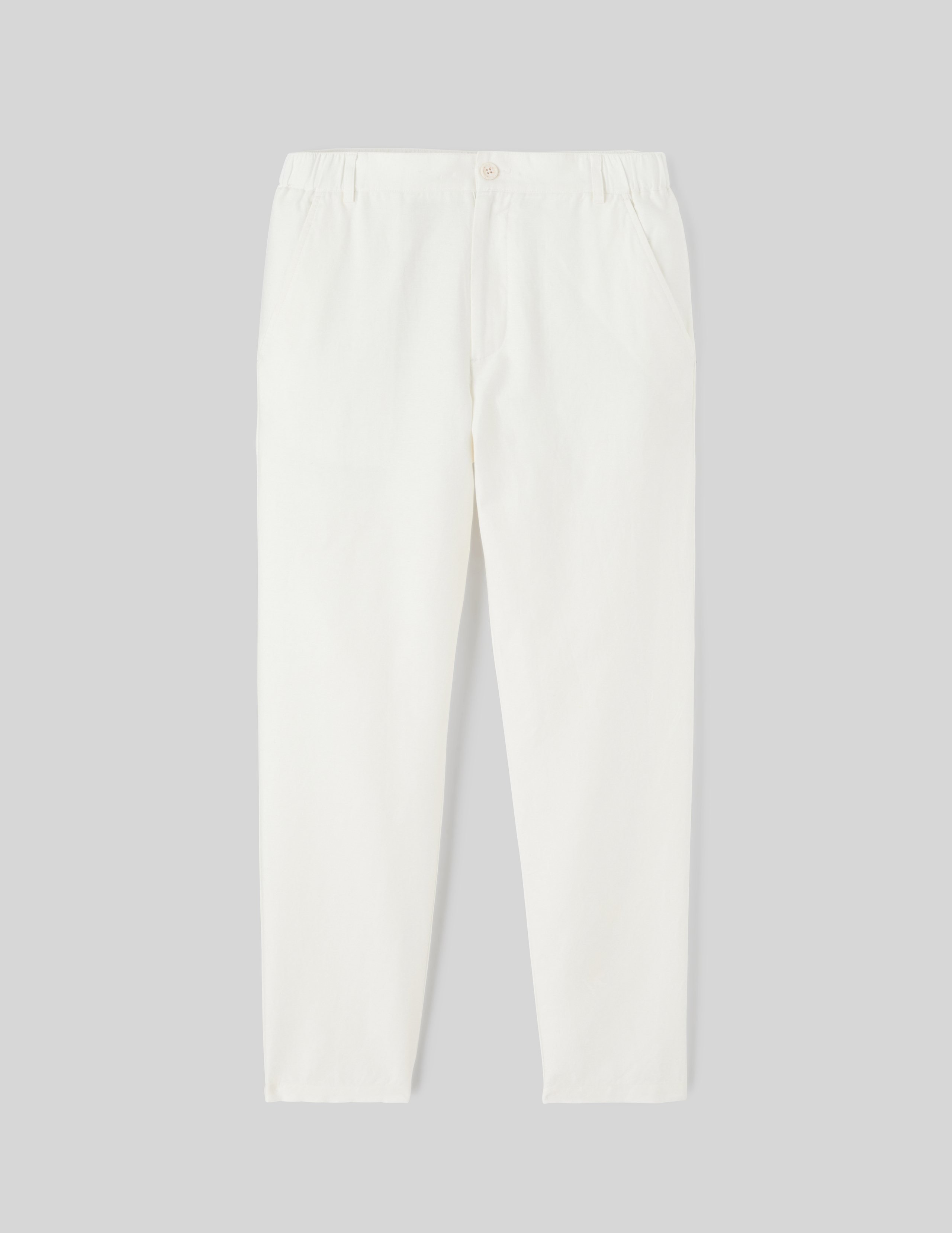 Pantalon de ville coton lin