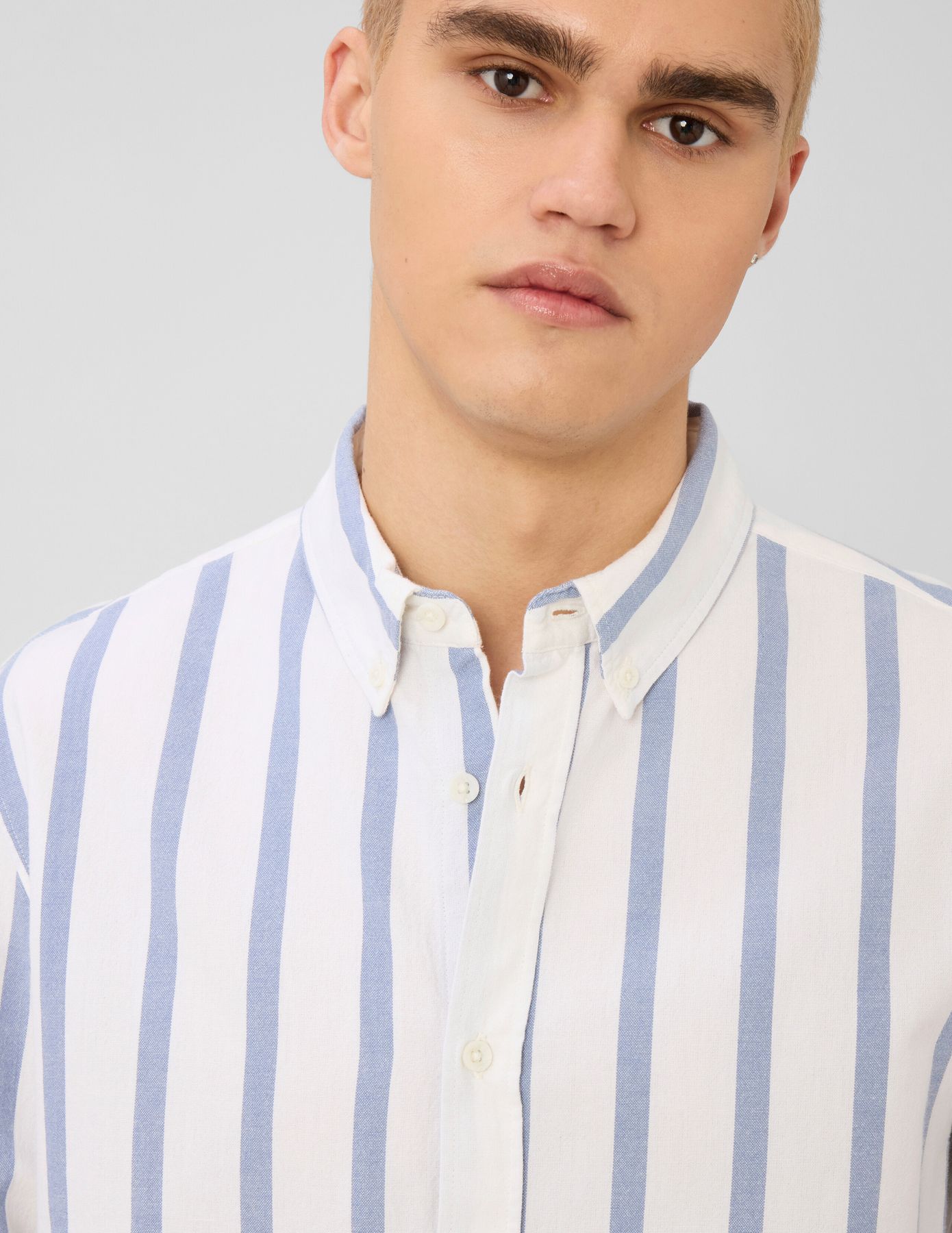 Chemise manches longues ray&eacute;e