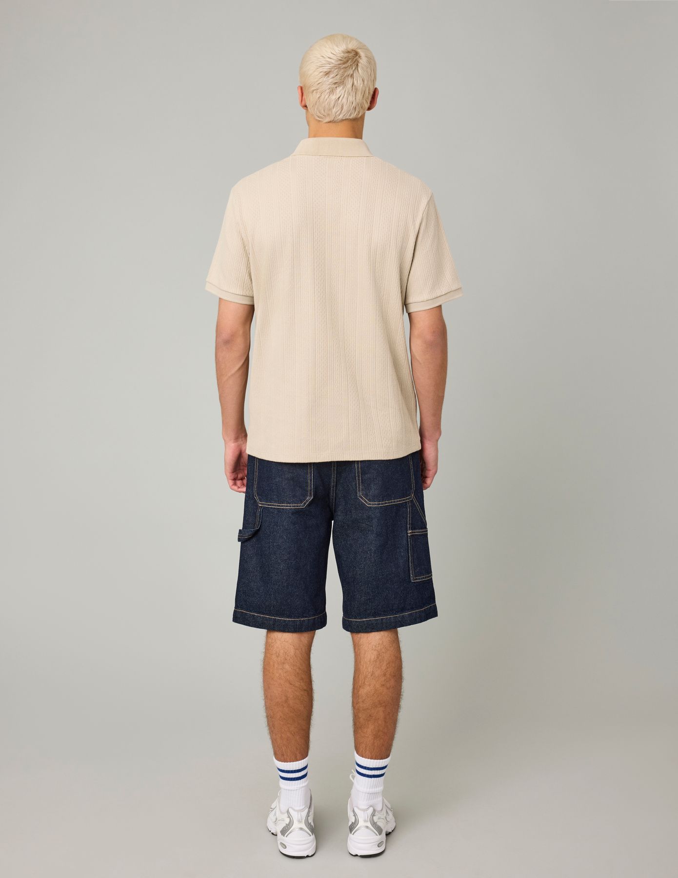 Polo maille fantaisie