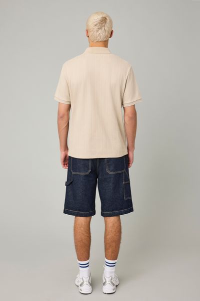 Polo maille fantaisie