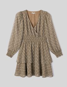 Robe courte imprim&eacute;e