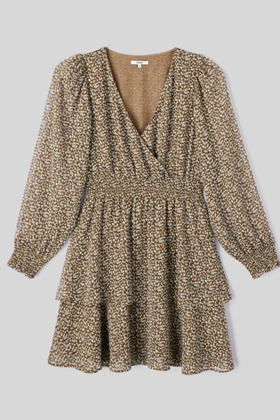 Robe courte imprim&eacute;e