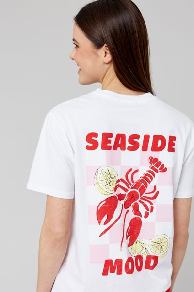 T-shirt imprimé devant/dos