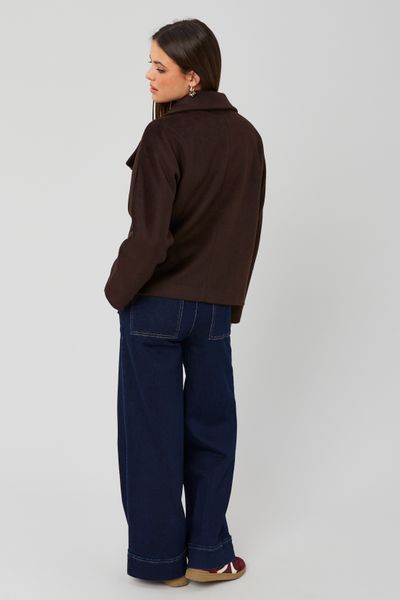 Lainage court col montant