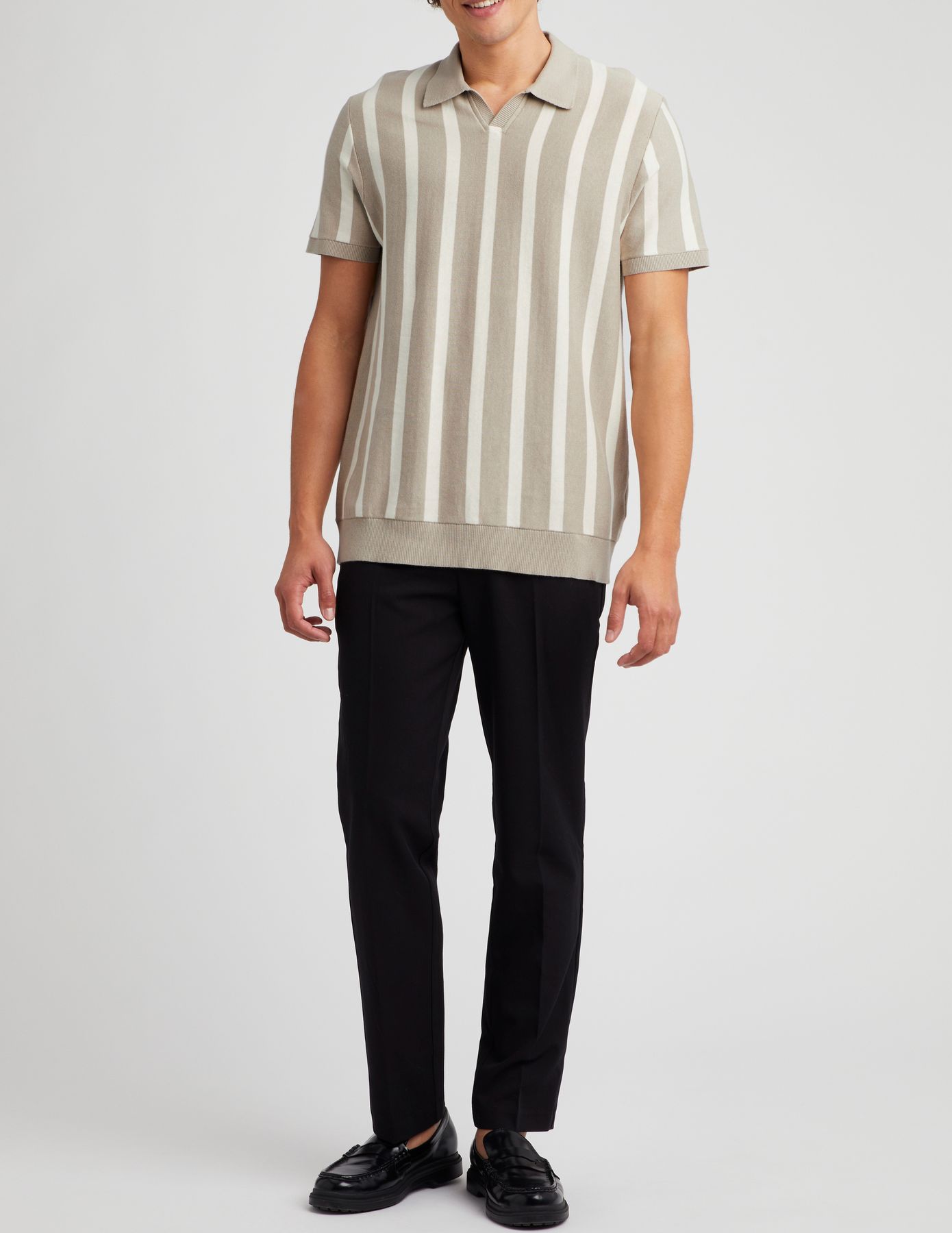 Polo &agrave; rayures