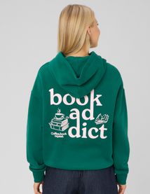 Sweat &agrave; capuche imprim&eacute;