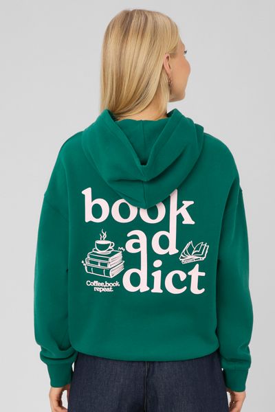 Sweat &agrave; capuche imprim&eacute;