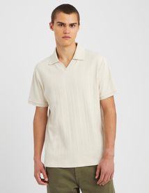 Polo maille fantaisie