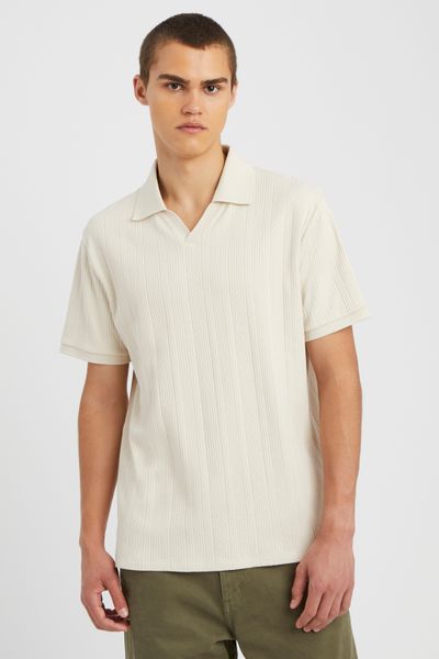 Polo maille fantaisie