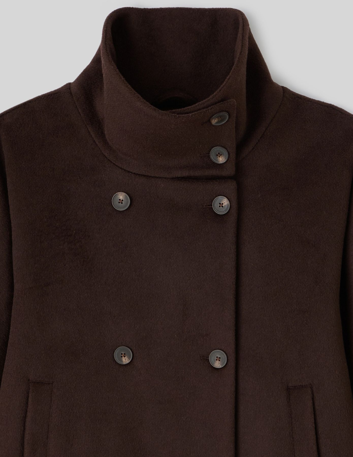 Lainage court col montant