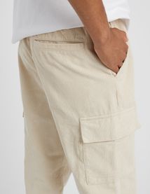 Pantalon cargo velours