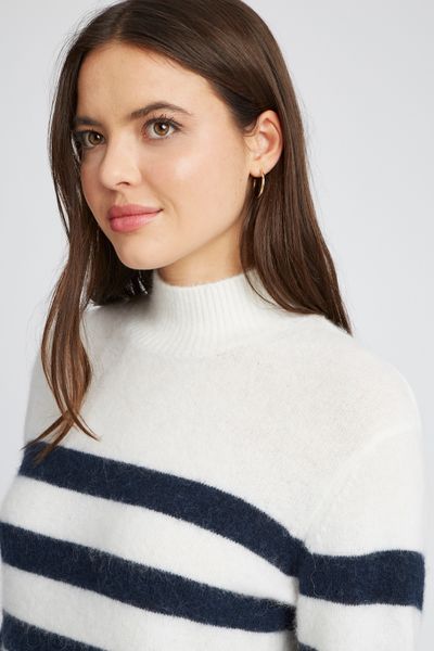 Pull col montant premium