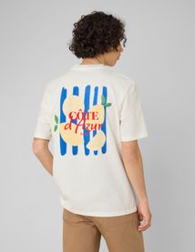 T-shirt imprim&eacute; devant/dos