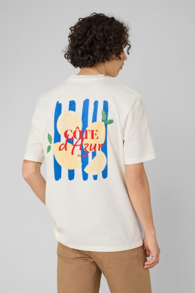 T-shirt imprim&eacute; devant/dos