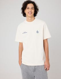 T-shirt broderie poitrine