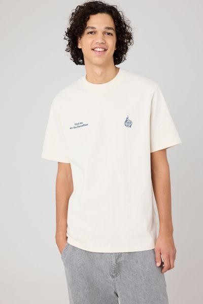T-shirt broderie poitrine
