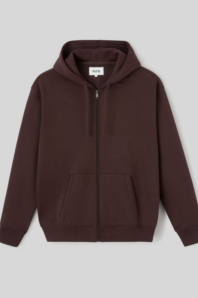 Sweat zipp&eacute; &agrave; capuche