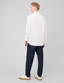 Chemise manches longues viscose lin