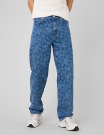 Jean loose paisley