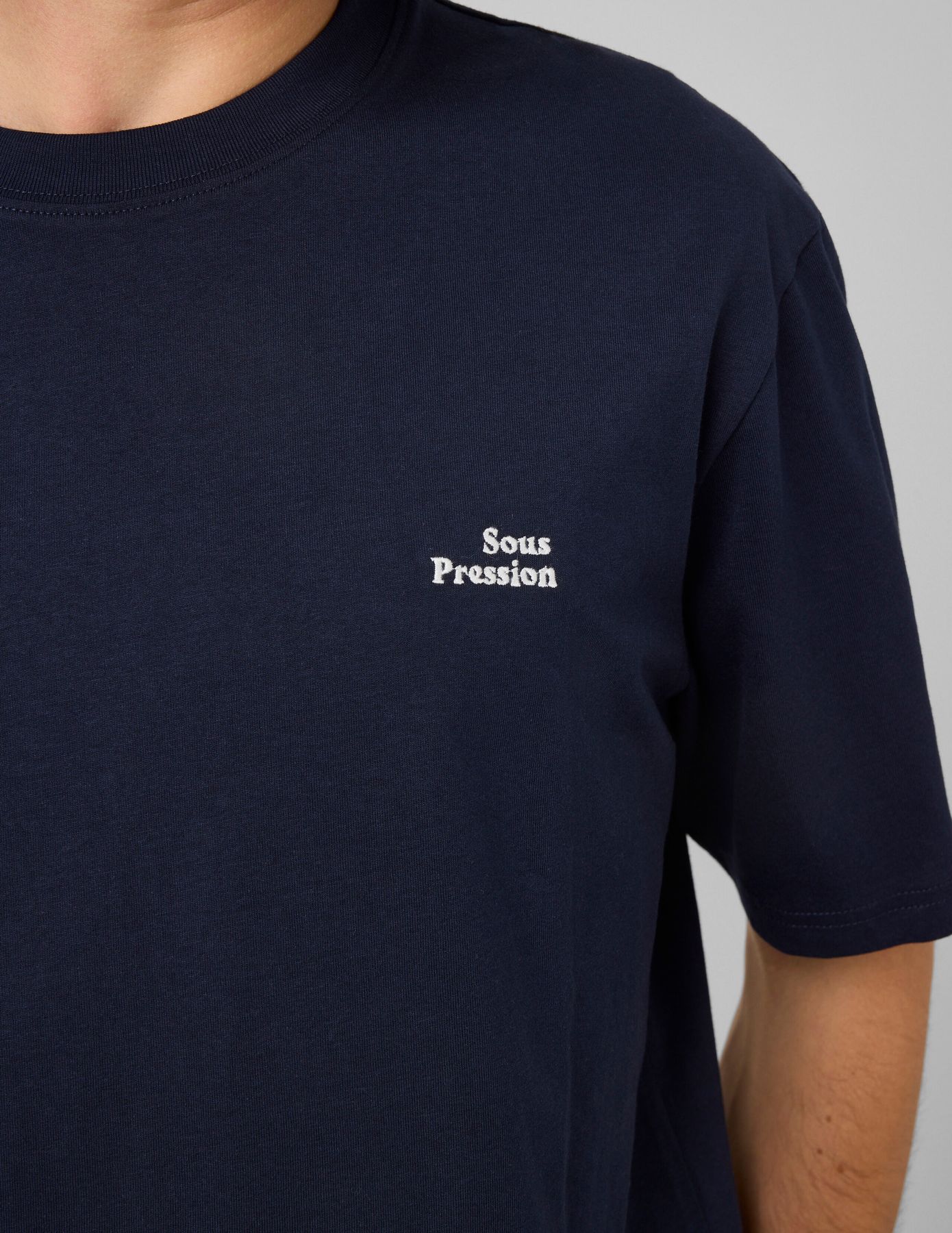 Tshirt brod&eacute; poitrine