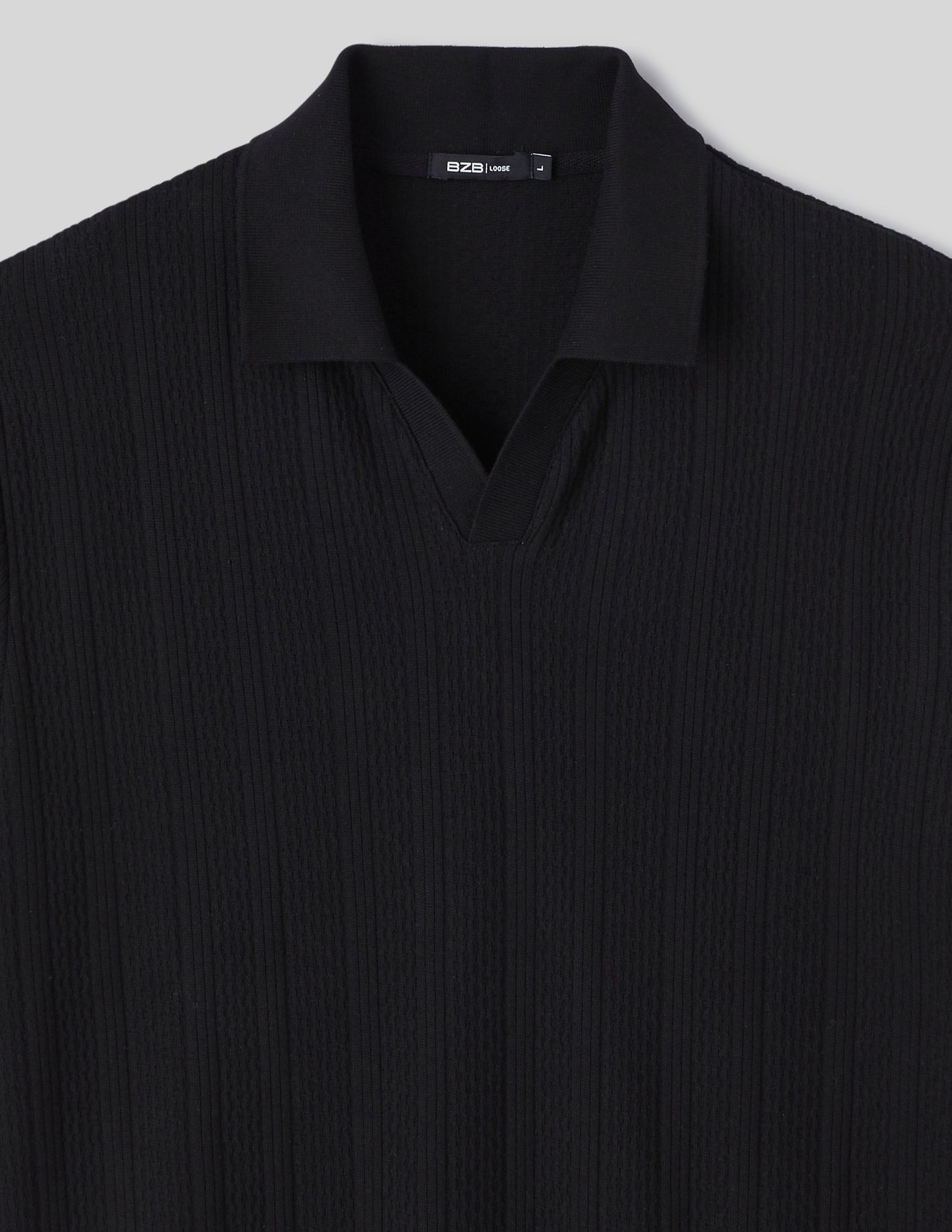Polo maille fantaisie