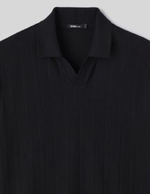 Polo maille fantaisie