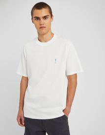 T-shirt broderie poitrine