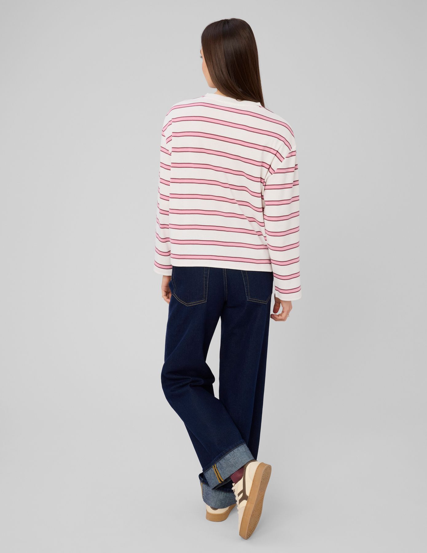 T-shirt ray&eacute; manches &eacute;vas&eacute;es