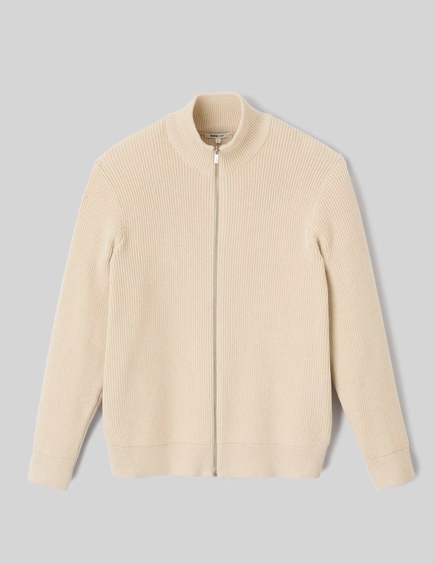 Pull col montant zippé