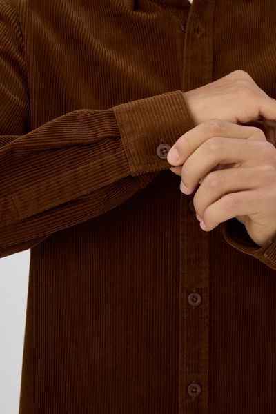 Chemise droite en velours