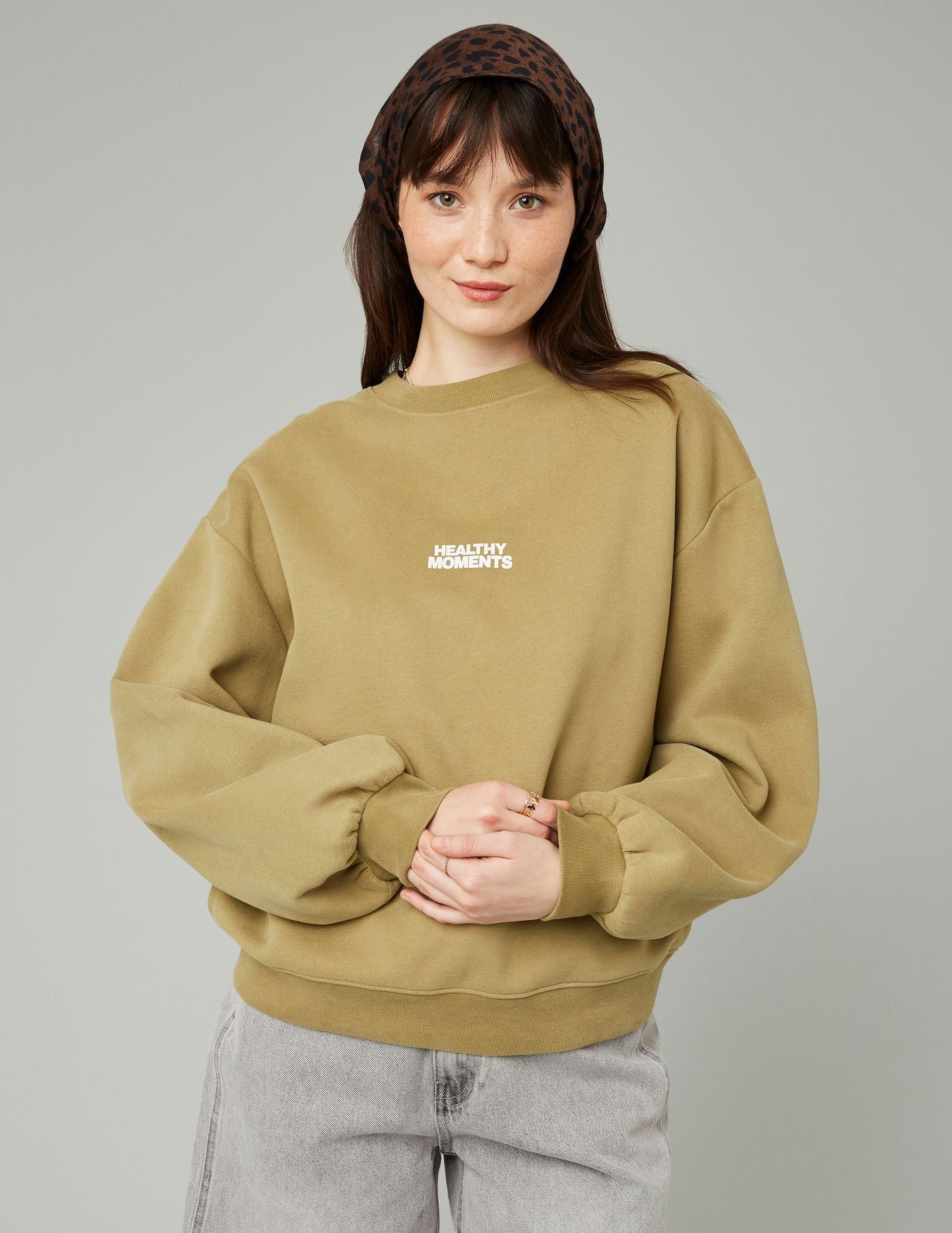 Sweat col rond imprimé