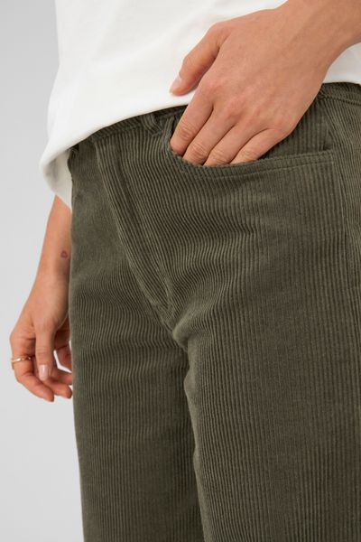 Pantalon wide leg velours
