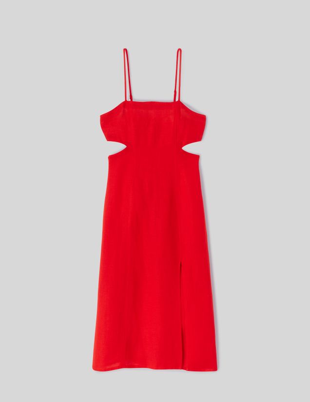 Robe longue en lin