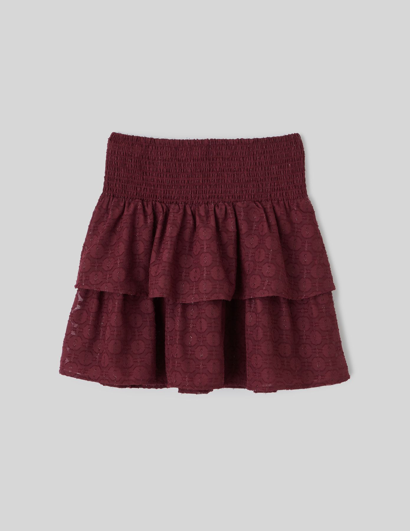 Jupe courte jacquard