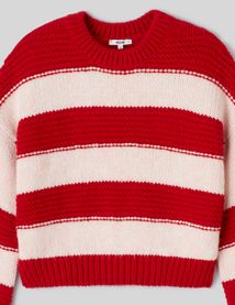 Pull maxi rayures