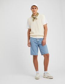 Pull uni sans manches