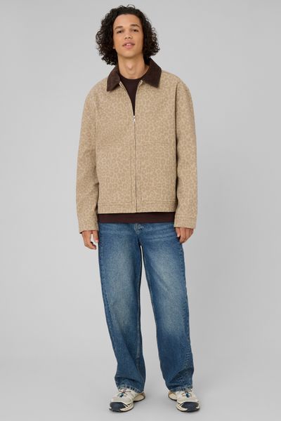 Veste zipp&eacute;e imprim&eacute;e