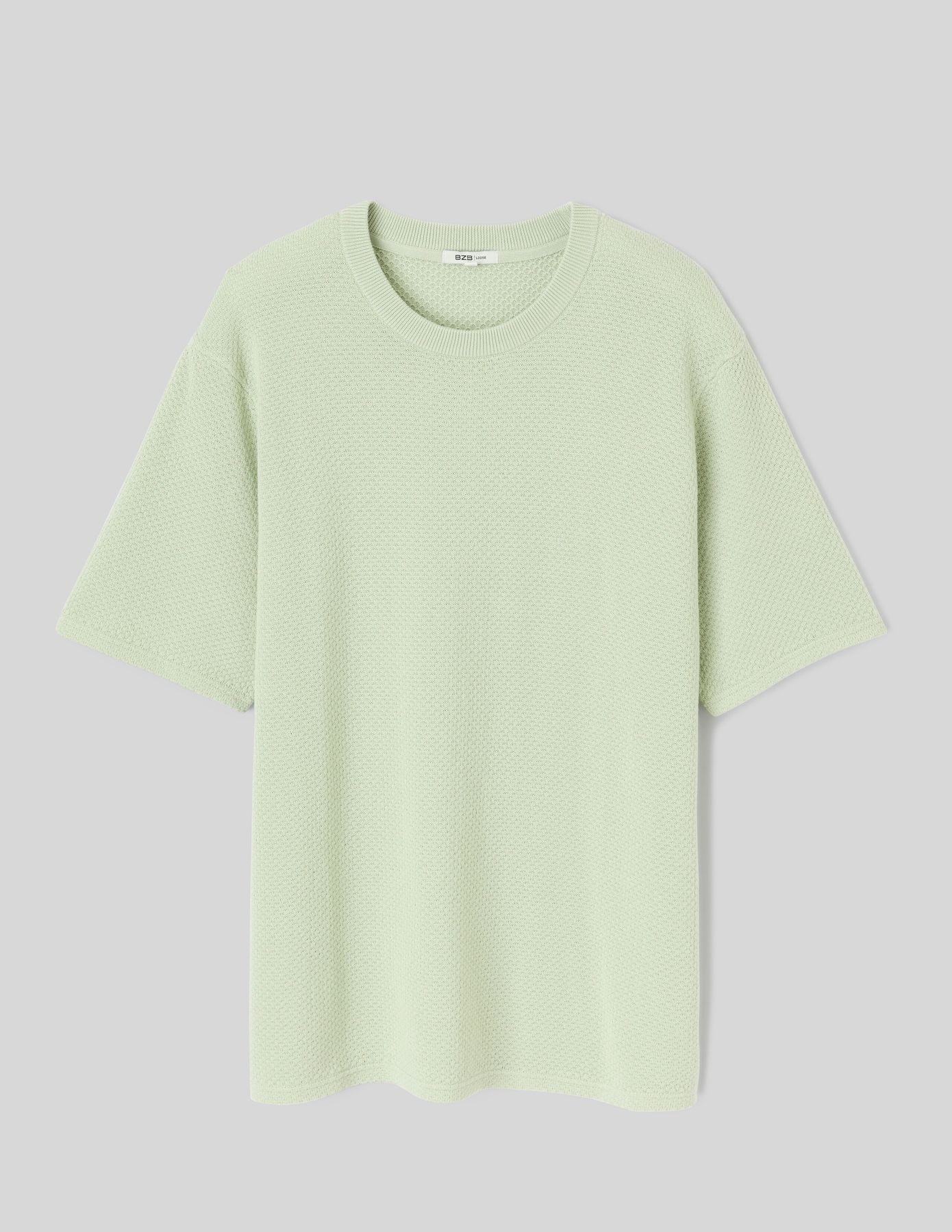 T-shirt maille textur&eacute;e