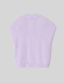 Gilet sans manches boutonné